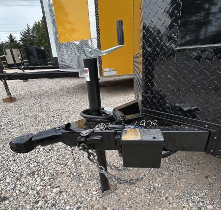 New 2026 Family Trailer 7x14 Tandem Axles Cargo / Enclosed Trailer- Screwless Exterior- Blackout Pkg- Rear Spoiler