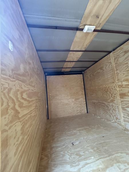 New 2026 Family Trailer 7x14 Tandem Axles Cargo / Enclosed Trailer- Screwless Exterior- Blackout Pkg- Rear Spoiler