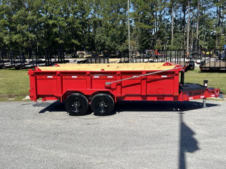 New 2027 Diamond C LPT207 Dump Trailer, 7x16, 32" Sides, 14-ply Tires, 5-Stage Telescopic, I-Beam Crossmembers 12" O/C