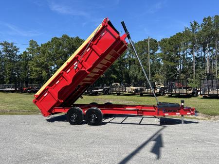 New 2027 Diamond C LPT207 Dump Trailer, 7x16, 32  Sides, 14-ply Tires, 5-Stage Telescopic, I-Beam Crossmembers 12  O/C