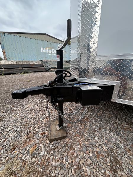 New 2026 Family Trailer 7x16 Tandem Axles Cargo / Enclosed Trailer- Screwless Exterior-Chrome Trim- Rear Spoiler - 5200lb Axles w/ 6" Frame
