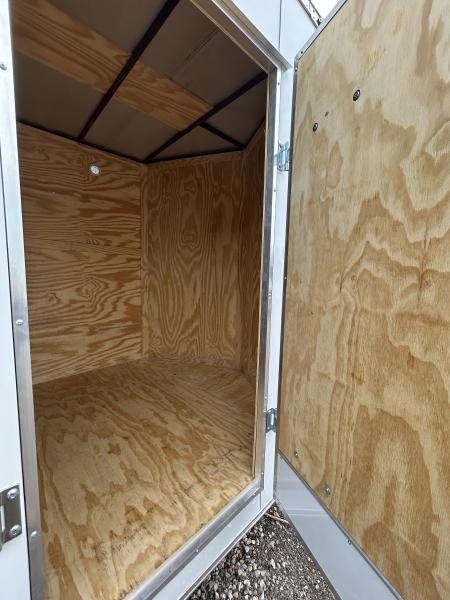 New 2026 Family Trailer 7x16 Tandem Axles Cargo / Enclosed Trailer- Screwless Exterior-Chrome Trim- Rear Spoiler - 5200lb Axles w/ 6" Frame