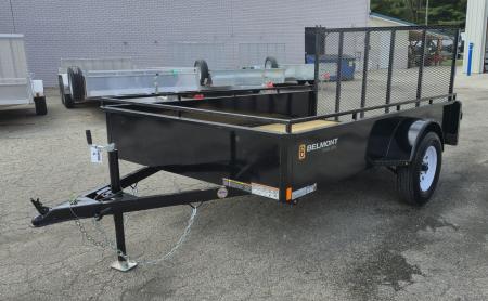 New 6' X 10' OPEN UTILITY TRAILER 2027 BELMONT SINGLE AXLE 5 YEAR WARRANTY HIGH-QUALITY URETHANE PAINT PRIMER & TOP COAT