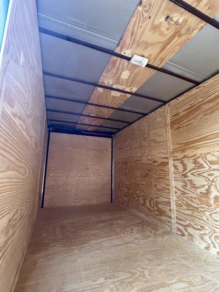 New 2026 Family Trailer 7x16 Tandem Axles Cargo / Enclosed Trailer - Screwless Exterior- Blackout Pkg- Rear Spoiler
