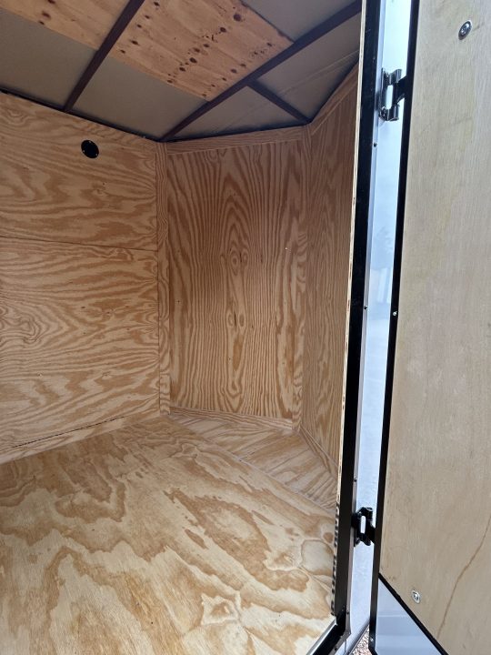 New 2026 Family Trailer 6x12 Tandem Axles Cargo / Enclosed Trailer- Screwless Exterior- Blackout Pkg- Rear Spoiler