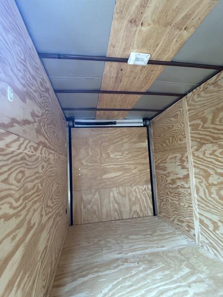 New 2026 Family Trailer 6x12 Tandem Axles Cargo / Enclosed Trailer- Screwless Exterior- Blackout Pkg- Rear Spoiler