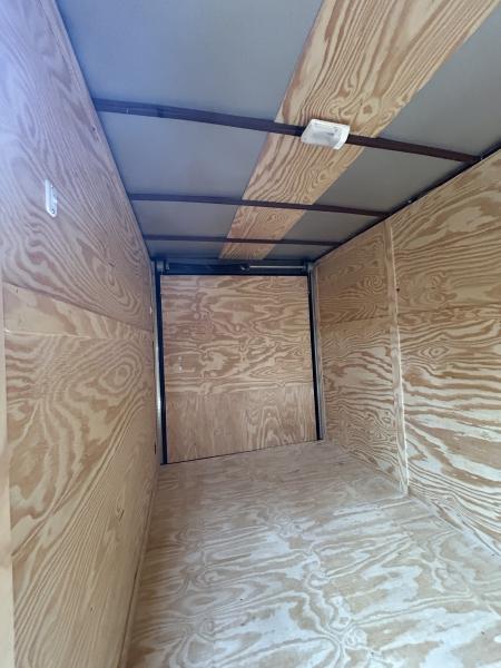 New 2026 Family Trailer 6x12 Tandem Axles Cargo / Enclosed Trailer- Screwless Exterior- Blackout Pkg- Rear Spoiler