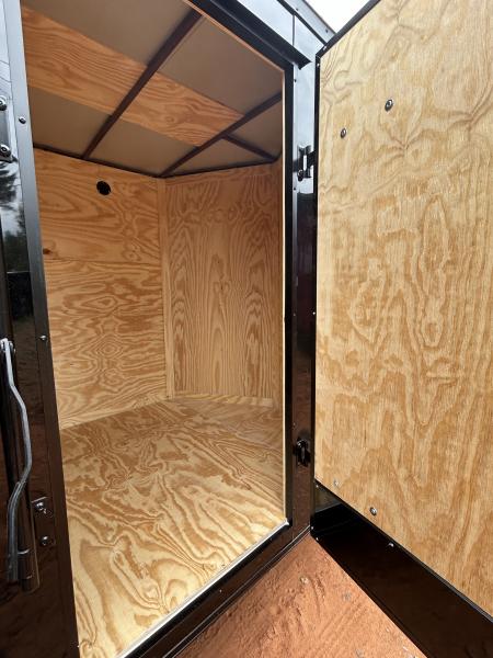 New 2026 Family Trailer 6x12 Tandem Axles Cargo / Enclosed Trailer- Screwless Exterior- Blackout Pkg- Rear Spoiler