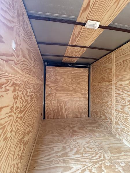 New 2026 Family Trailer 6x12 Tandem Axles Cargo / Enclosed Trailer- Screwless Exterior- Blackout Pkg- Rear Spoiler