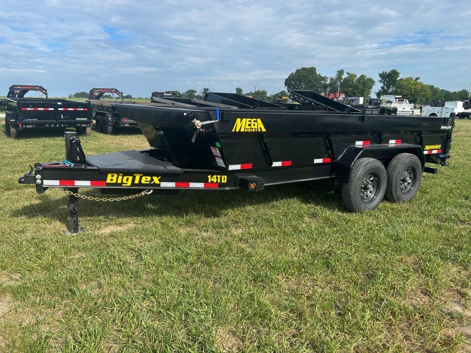 New 2027 Big Tex 83x16 Tandem 15.4K Telescopic Dump w/ 7 Gauge Floor & 2' Sides