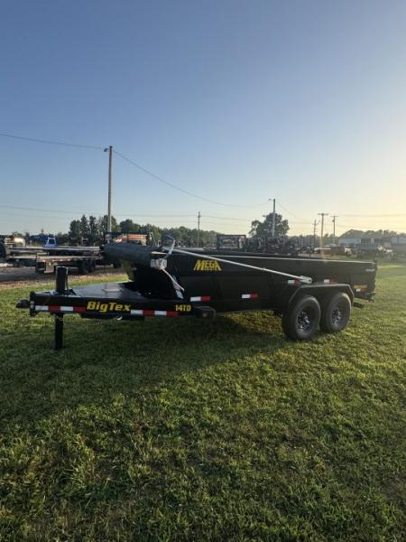 New 2027 Big Tex Trailers 14TD 83x16 Telescopic Dump Trailer W/2' Sides WITH HYDRO JACK WITH SPRING ARM TARP / SOLAR /14 PLY TIRES Dump Trailer