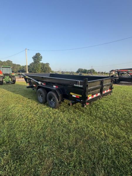 New 2027 Big Tex Trailers 14TD 83x16 Telescopic Dump Trailer W/2' Sides WITH HYDRO JACK WITH SPRING ARM TARP / SOLAR /14 PLY TIRES Dump Trailer