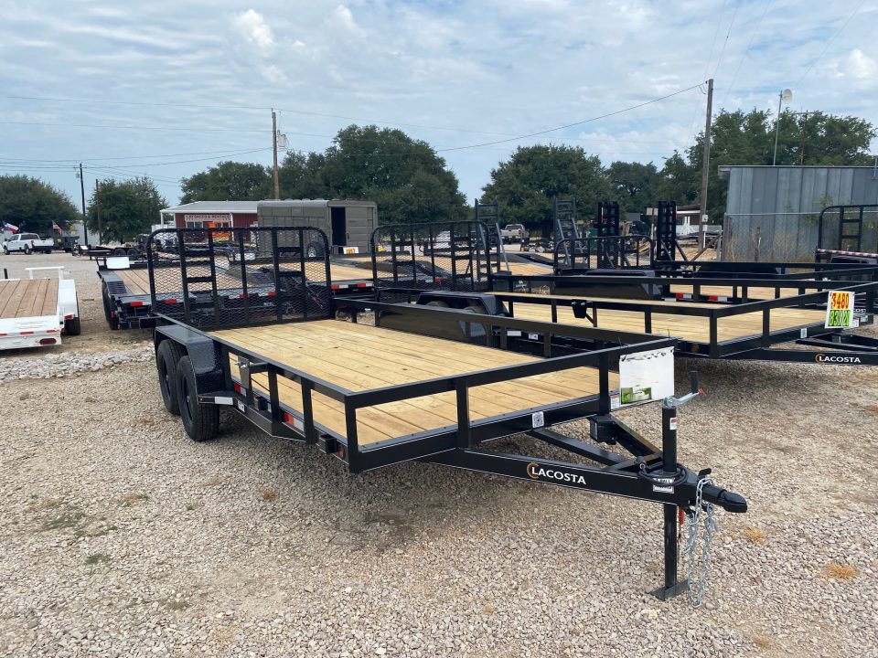 New 2027 Lacosta - 4' Gate - 83  x 16' Utility Trailer