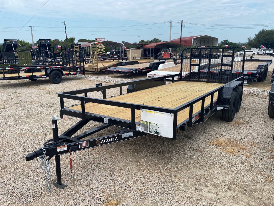 New 2027 Lacosta - 4' Gate - 83" x 16' Utility Trailer