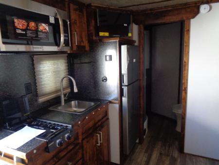 New 2027 Trails West * Sierra LQ 3-H 13x17 * Sierra LQ 3-Horse Side Load Rear Tack Horse Trailer w/ Slide Out