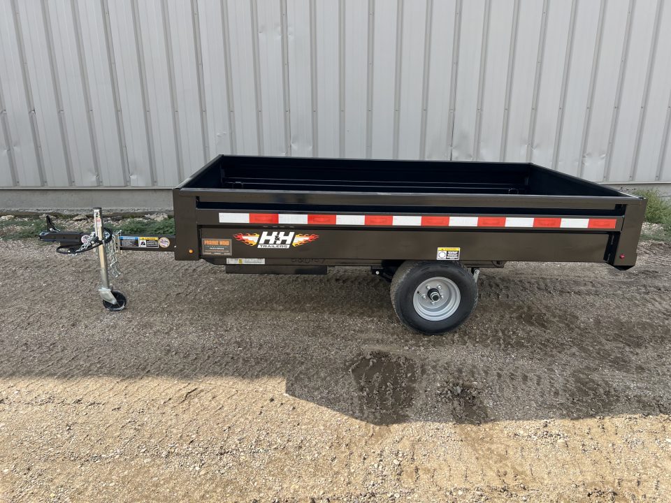 New 2027 H&H Trailers 8' Homeowner / UTV Dump Trailer