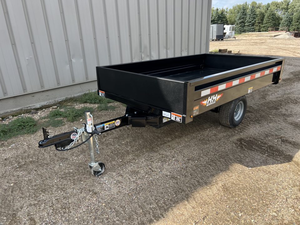 New 2027 H&H Trailers 8' Homeowner / UTV Dump Trailer