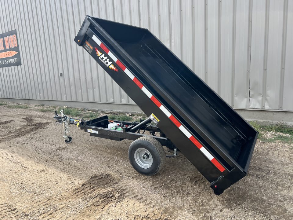 New 2027 H&H Trailers 8' Homeowner / UTV Dump Trailer