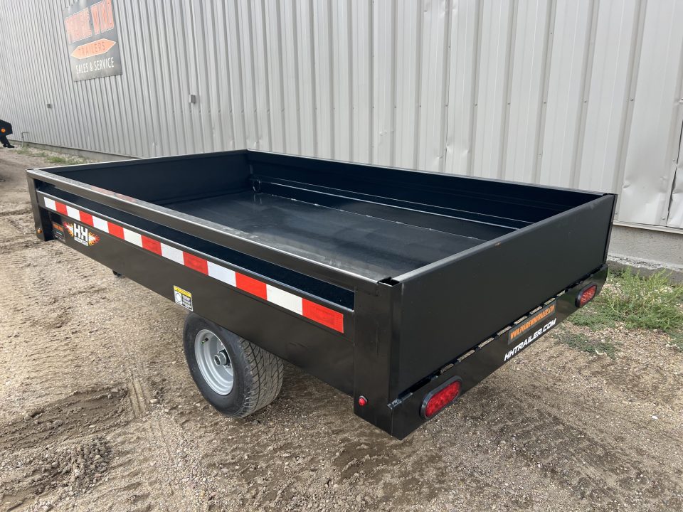New 2027 H&H Trailers 8' Homeowner / UTV Dump Trailer