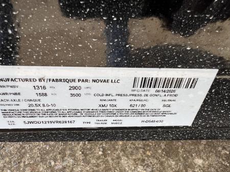New 2027 H&H Trailers 8' Homeowner / UTV Dump Trailer