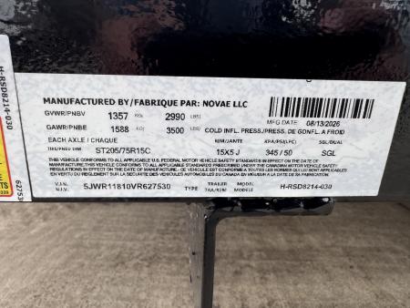 New 2027 H&H Trailers RSD8214-030 Utility Trailer