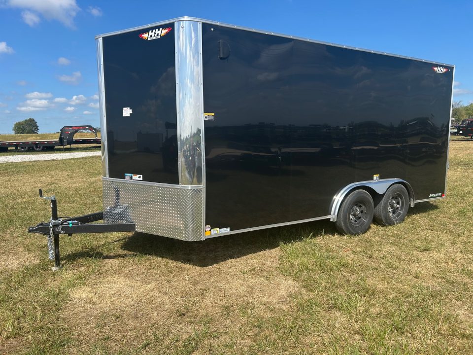 New 2027 H&H 8x16 Tandem 10K Cargo w/ 7' Interior Height, .080 Exterior, & Ramp Door