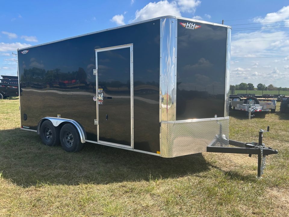 New 2027 H&H 8x16 Tandem 10K Cargo w/ 7' Interior Height, .080 Exterior, & Ramp Door