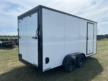 New 2027 Rock Solid 7x16 Tandem 7K Cargo w/ Ramp Door, 7' Interior Height & .080 Exterior