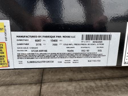 New 2026 Midsota ET8222 Equipment Trailer