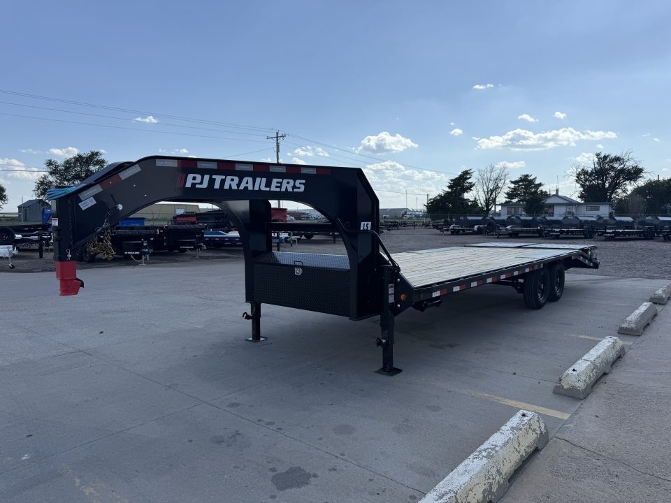 New 2027 PJ Trailers 25' x 102" 7000LB Axles Flatbed Trailer