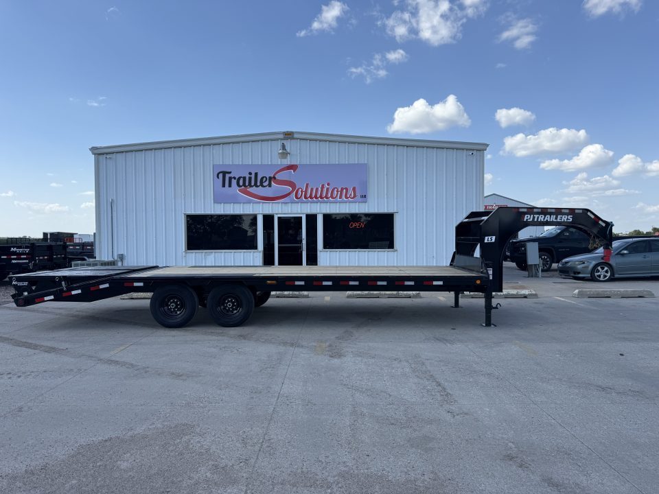 New 2027 PJ Trailers 25' x 102" 7000LB Axles Flatbed Trailer