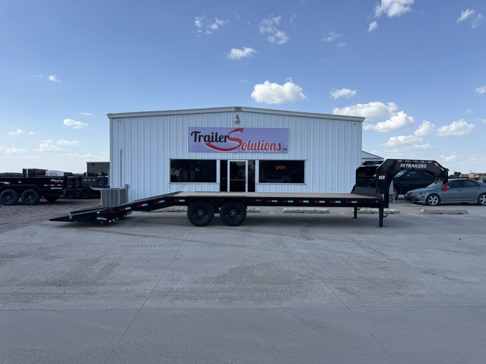 New 2027 PJ Trailers 25' x 102" 7000LB Axles Flatbed Trailer