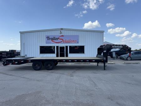 New 2027 PJ Trailers 25' x 102" 7000LB Axles Flatbed Trailer