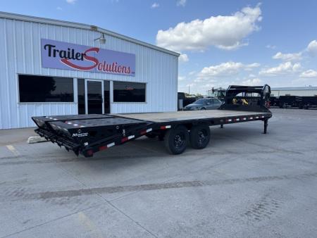 New 2027 PJ Trailers 25' x 102" 7000LB Axles Flatbed Trailer