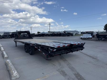 New 2027 PJ Trailers 25' x 102" 7000LB Axles Flatbed Trailer