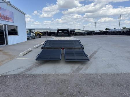 New 2027 PJ Trailers 25' x 102" 7000LB Axles Flatbed Trailer