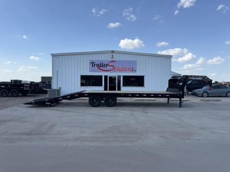 New 2027 PJ Trailers 25' x 102" 7000LB Axles Flatbed Trailer