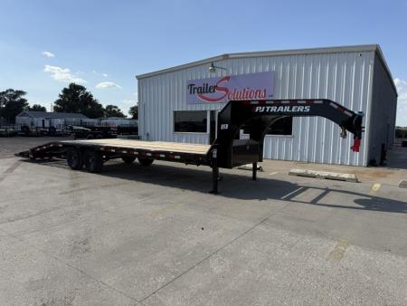 New 2027 PJ Trailers 25' x 102  7000LB Axles Flatbed Trailer