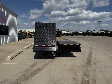New 2027 PJ Trailers 25' x 102" 7000LB Axles Flatbed Trailer