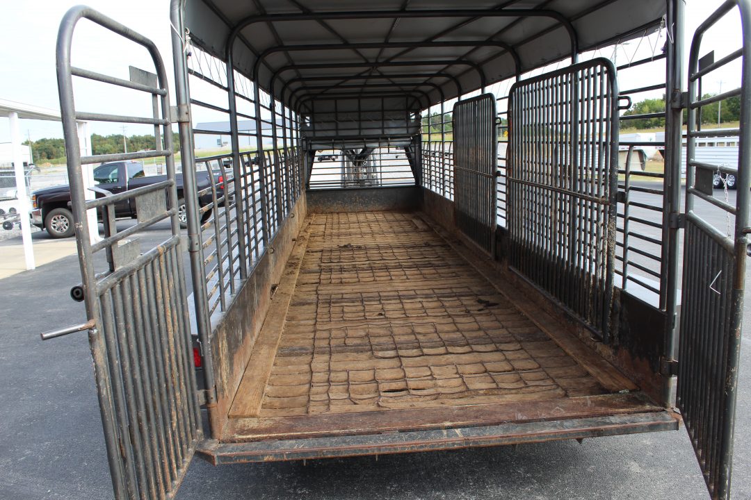 Used 2022 Gooseneck Trailer MFG STOCK Stock / Stock Combo Trailer