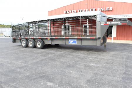 Used 2022 Gooseneck Trailer MFG STOCK Stock / Stock Combo Trailer