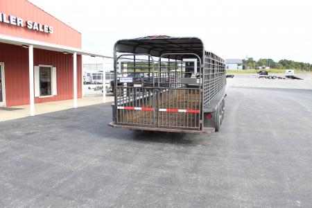 Used 2022 Gooseneck Trailer MFG STOCK Stock / Stock Combo Trailer