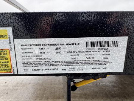 New 2027 H&H Trailers RS8212-030 Utility Trailer