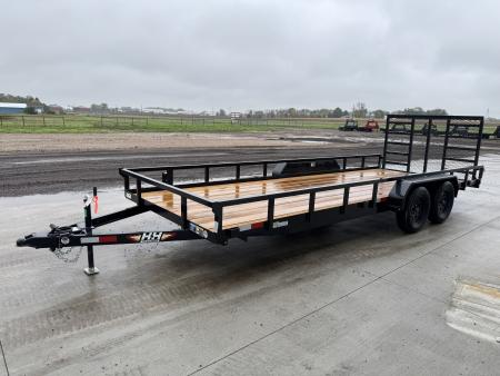 New 2027 H&H Trailers H8220TRS-070 Utility Trailer