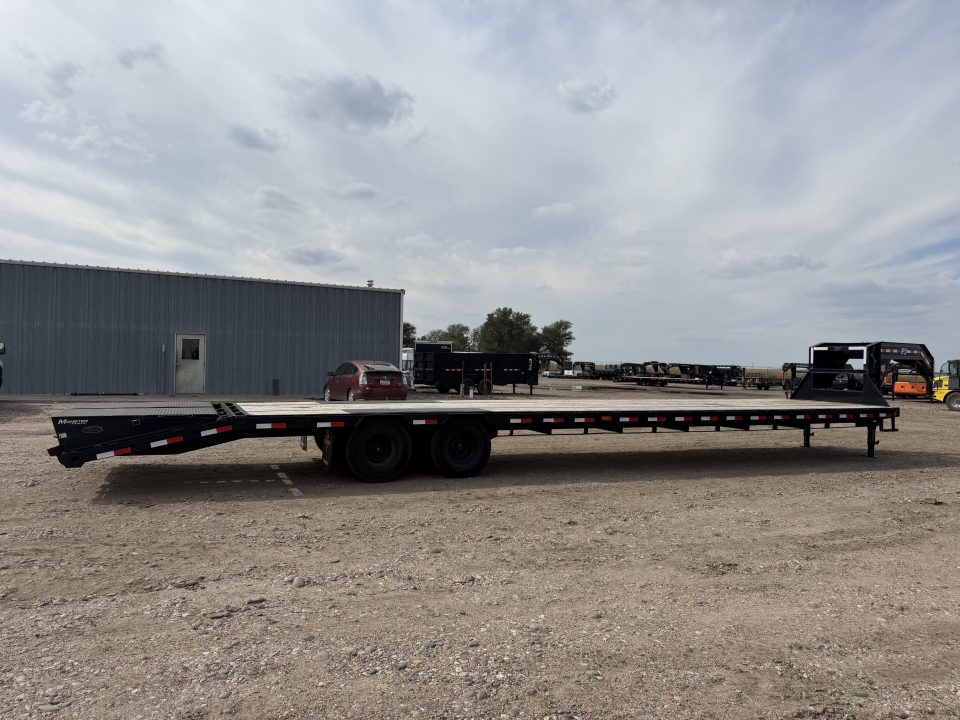 Used 2020 PJ Trailers 40' X 102" With Monster Ramps Flatbed Trailer
