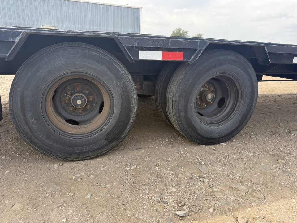 Used 2020 PJ Trailers 40' X 102" With Monster Ramps Flatbed Trailer