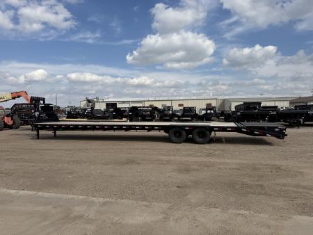 Used 2020 PJ Trailers 40' X 102" With Monster Ramps Flatbed Trailer