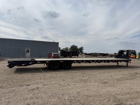 Used 2020 PJ Trailers 40' X 102" With Monster Ramps Flatbed Trailer