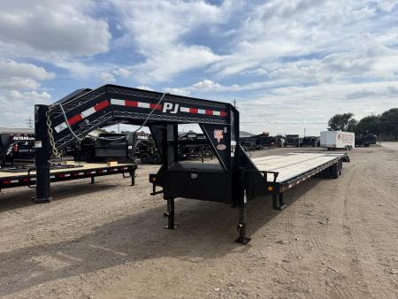 Used 2020 PJ Trailers 40' X 102  With Monster Ramps Flatbed Trailer