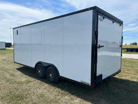 New 2027 Rock Solid 8.5x20 Tandem 10K Cargo w/ 7' Interior Height, .080 Exterior, & Ramp Door